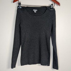 Eddie Bauer Sweater Gray sz S